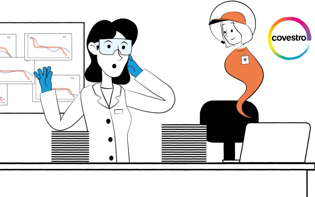 Animation motion design industriel pour Covestro : présentation du service Easy System