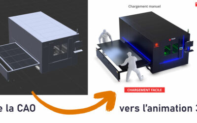 Animation 3D directement à partir de vos fichiers CAO (STEP, IGES, SolidWorks, Catia)